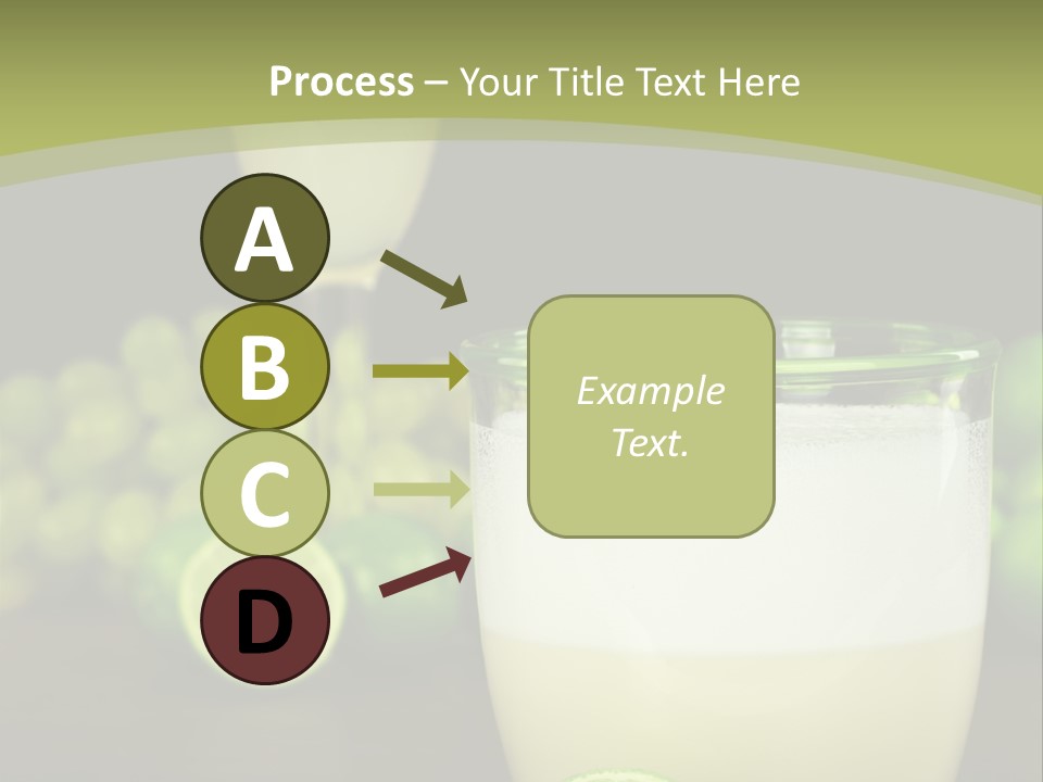 Brown Glass Cocktail PowerPoint Template