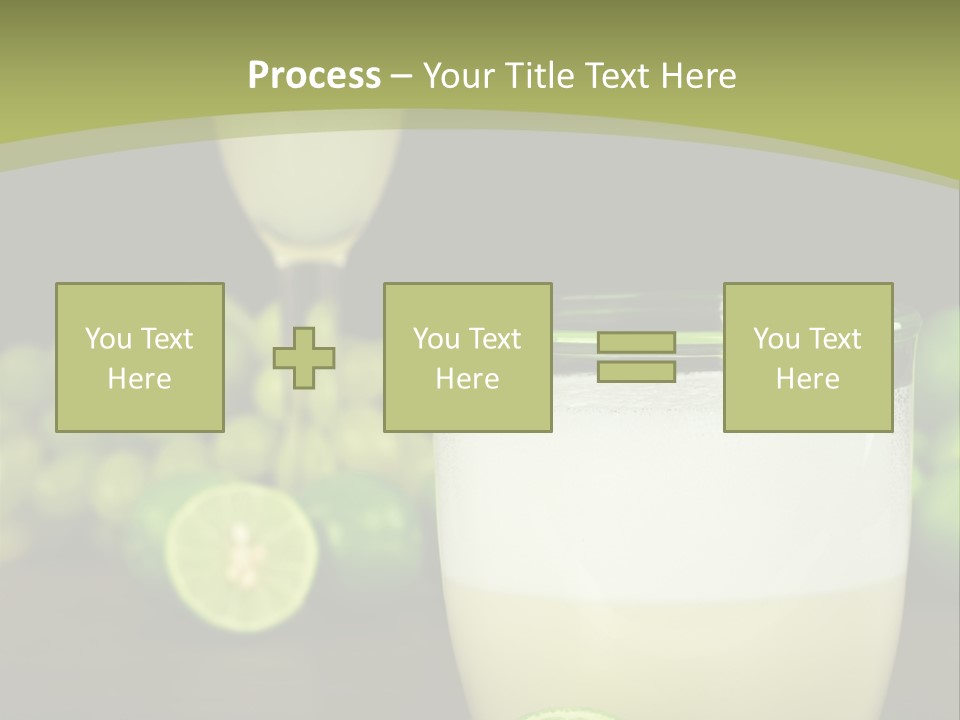 Brown Glass Cocktail PowerPoint Template
