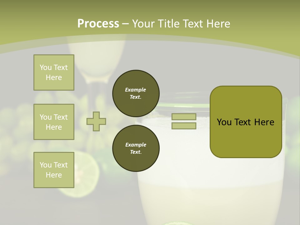 Brown Glass Cocktail PowerPoint Template