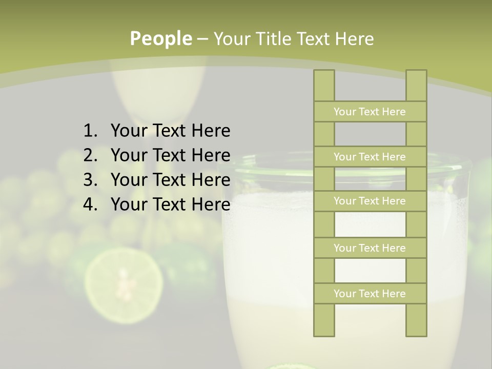 Brown Glass Cocktail PowerPoint Template