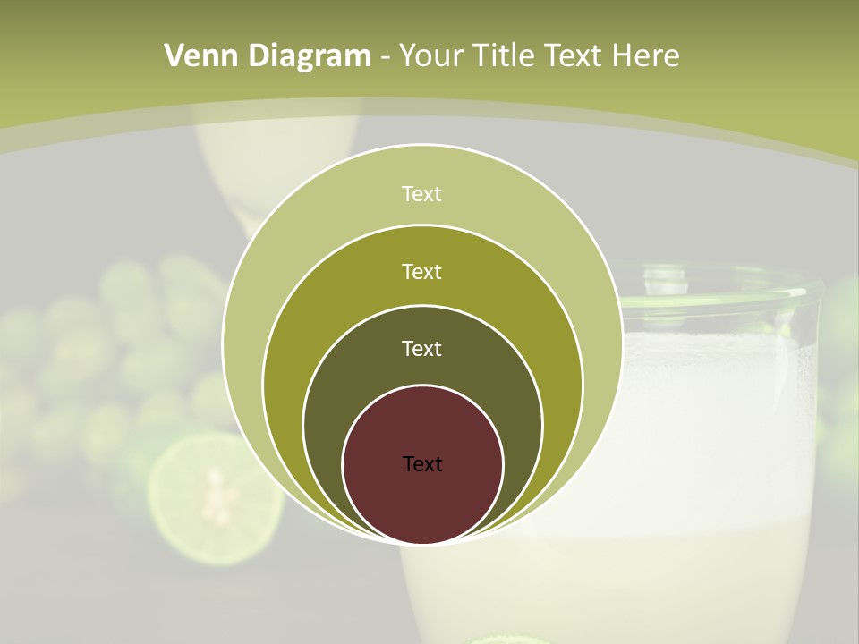 Brown Glass Cocktail PowerPoint Template