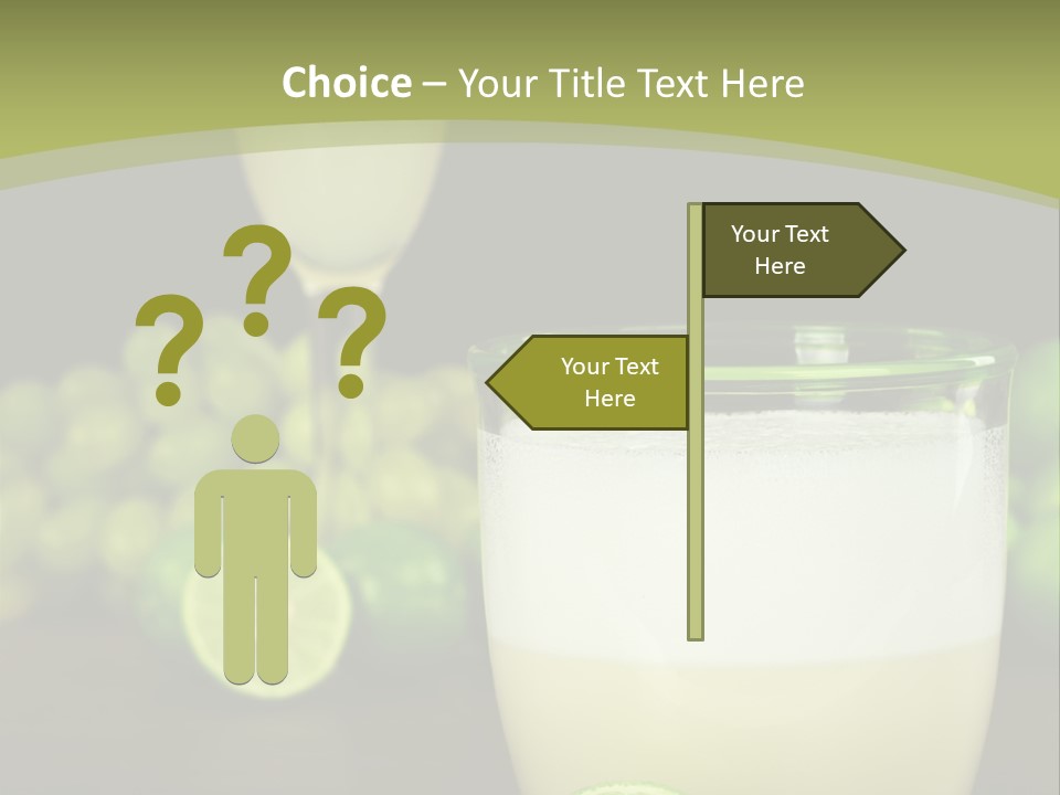 Brown Glass Cocktail PowerPoint Template