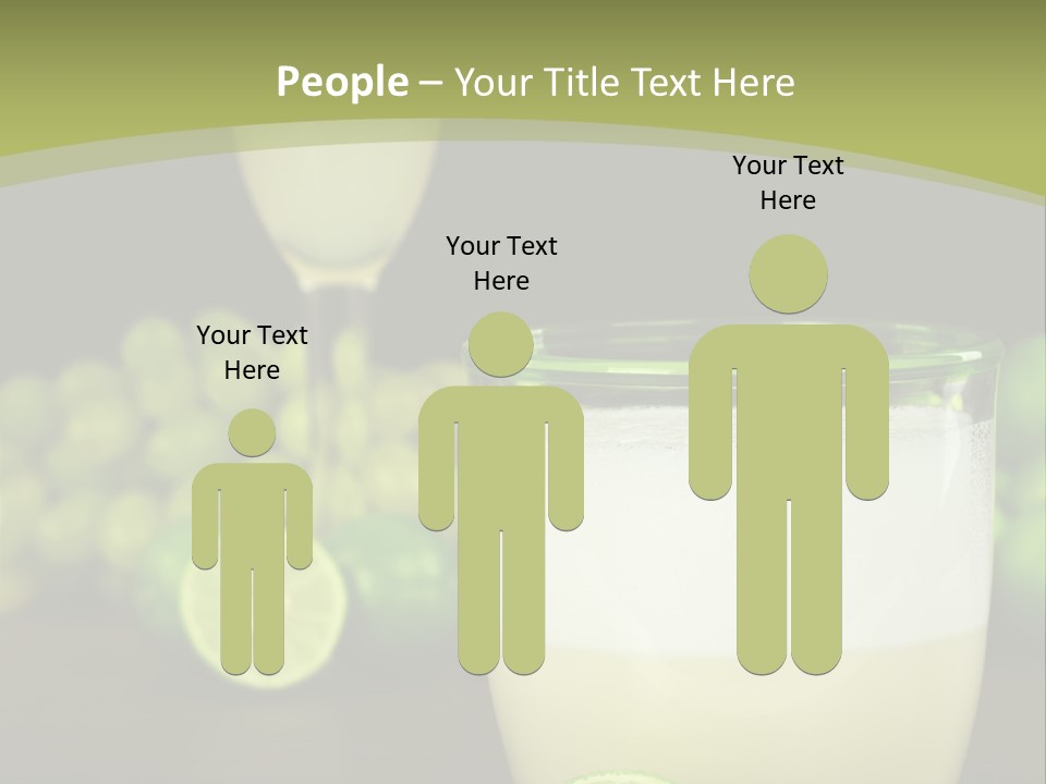 Brown Glass Cocktail PowerPoint Template