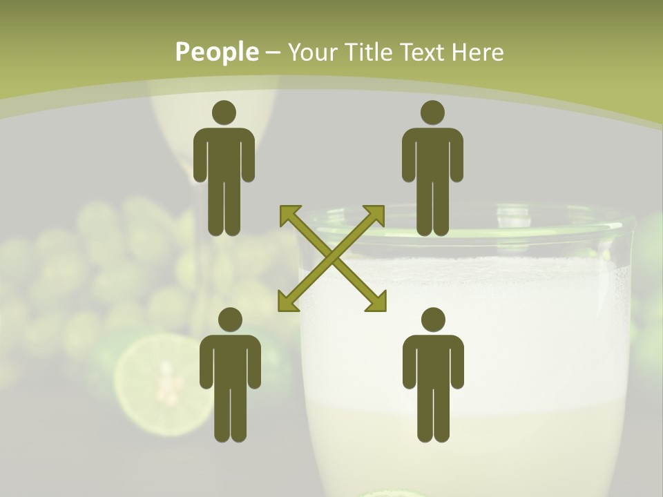 Brown Glass Cocktail PowerPoint Template