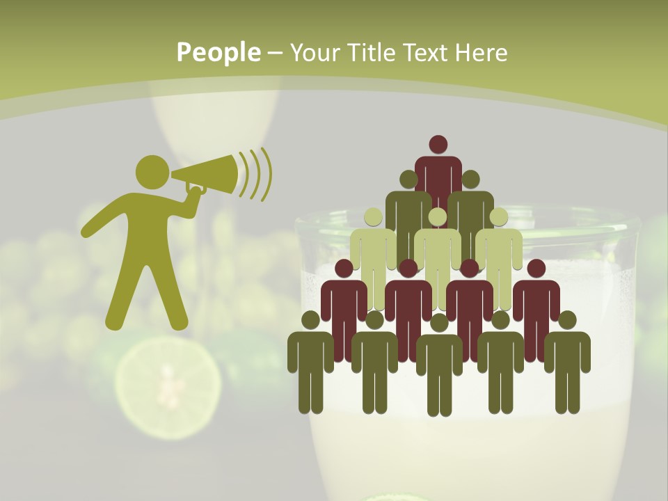 Brown Glass Cocktail PowerPoint Template