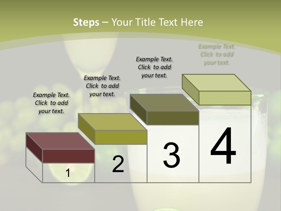 Brown Glass Cocktail PowerPoint Template