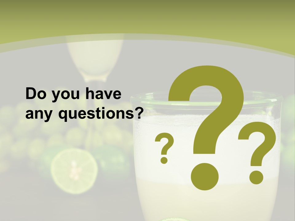 Brown Glass Cocktail PowerPoint Template