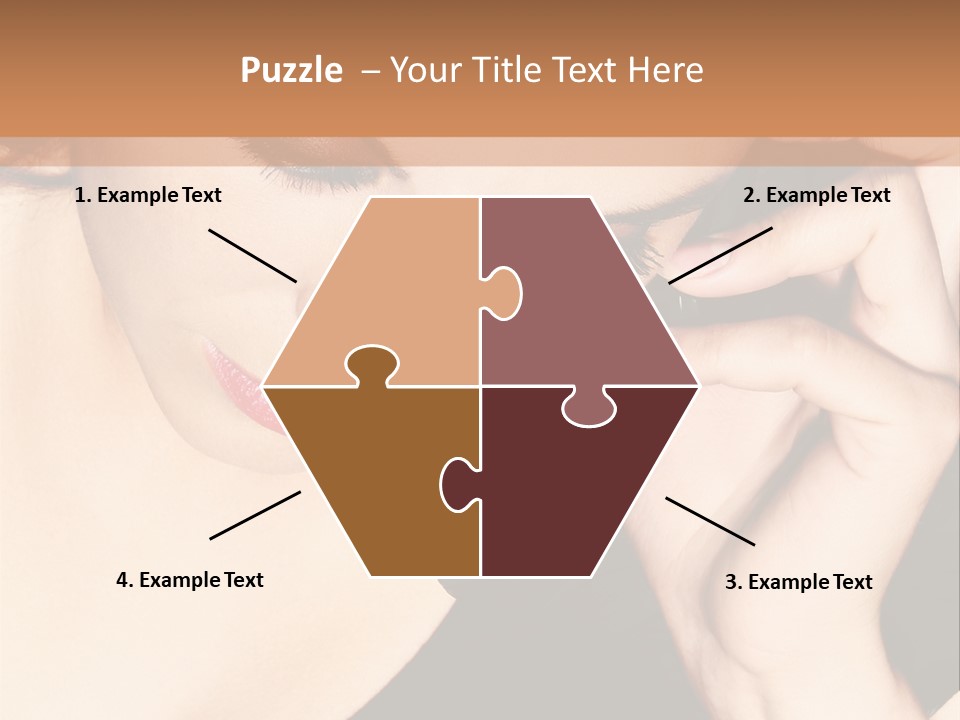 Communicate Girl Contact PowerPoint Template