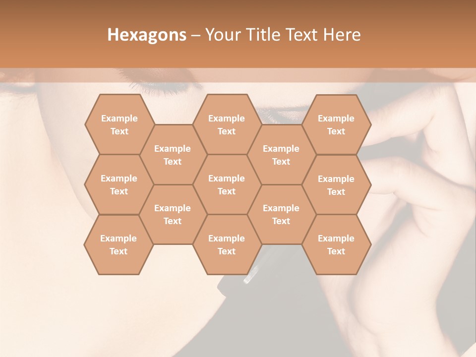 Communicate Girl Contact PowerPoint Template