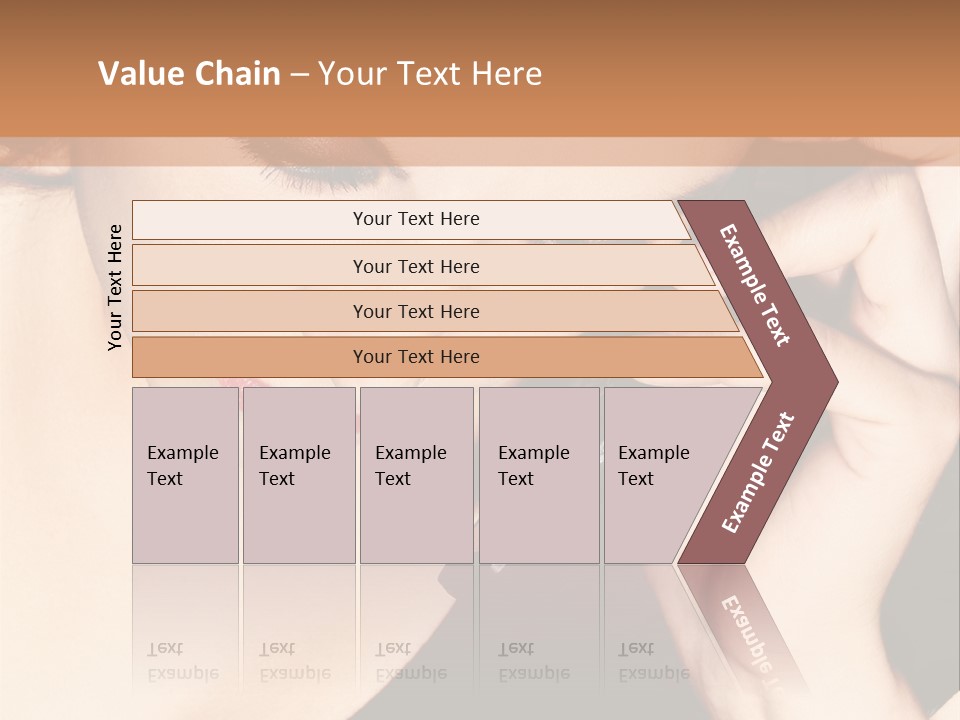Communicate Girl Contact PowerPoint Template
