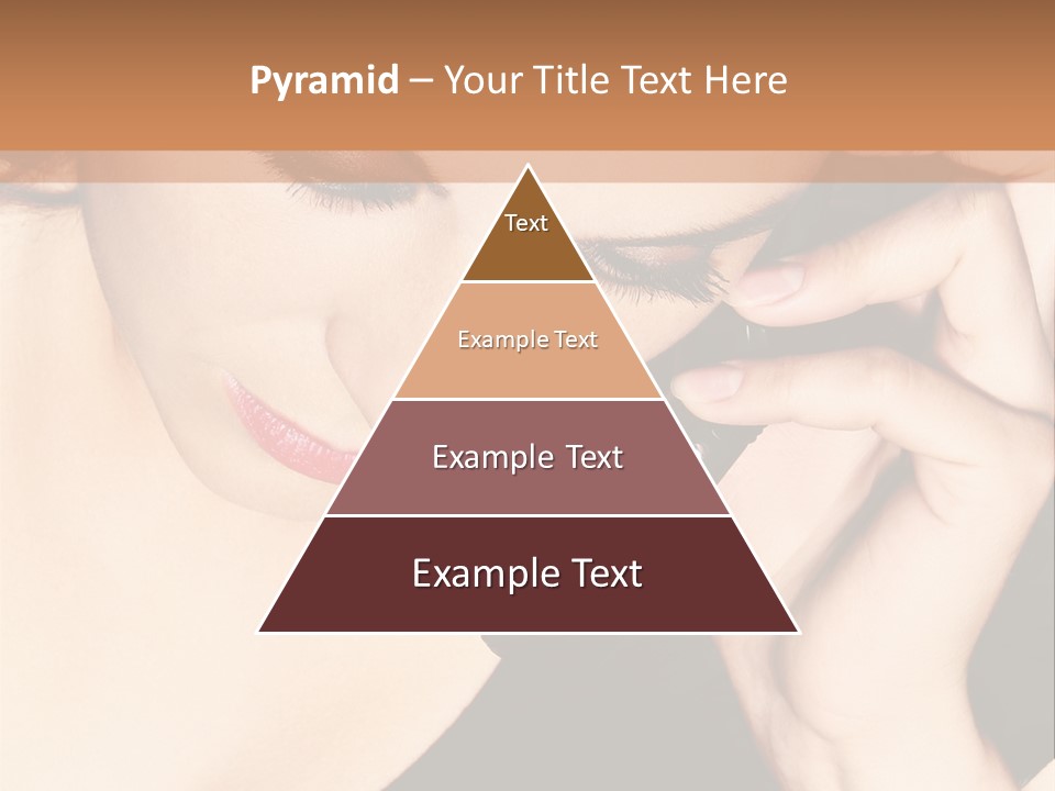 Communicate Girl Contact PowerPoint Template