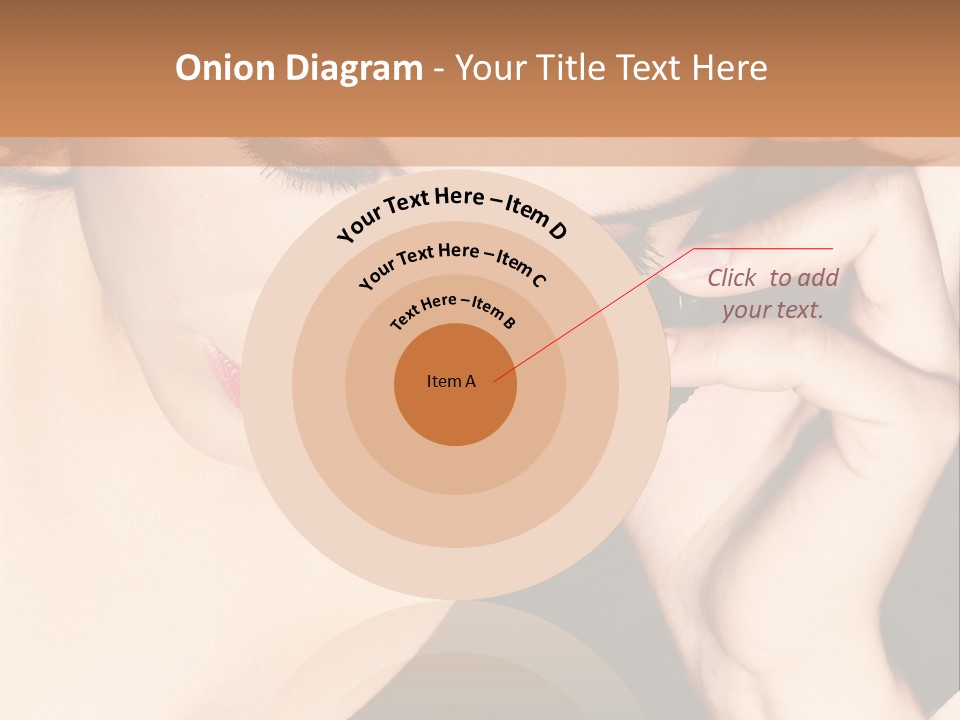 Communicate Girl Contact PowerPoint Template