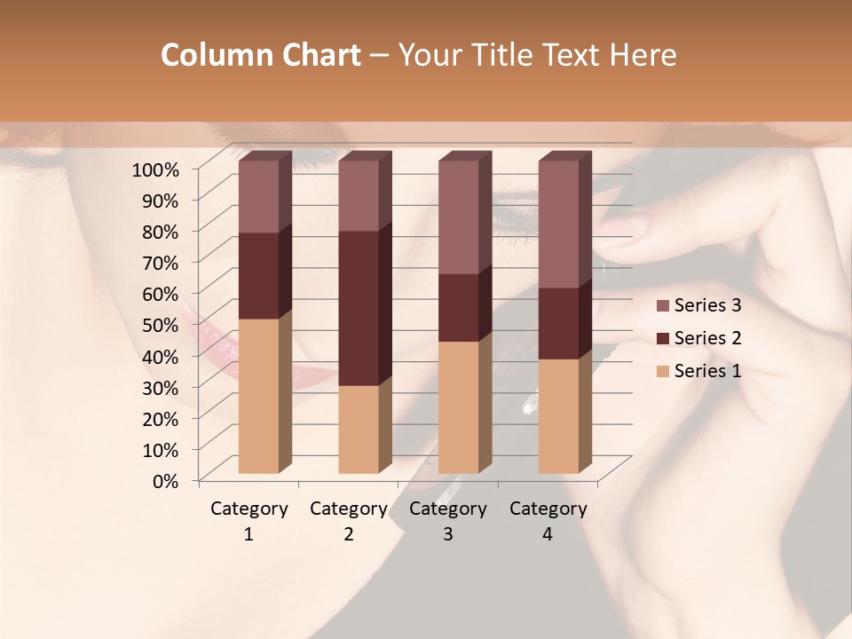 Communicate Girl Contact PowerPoint Template