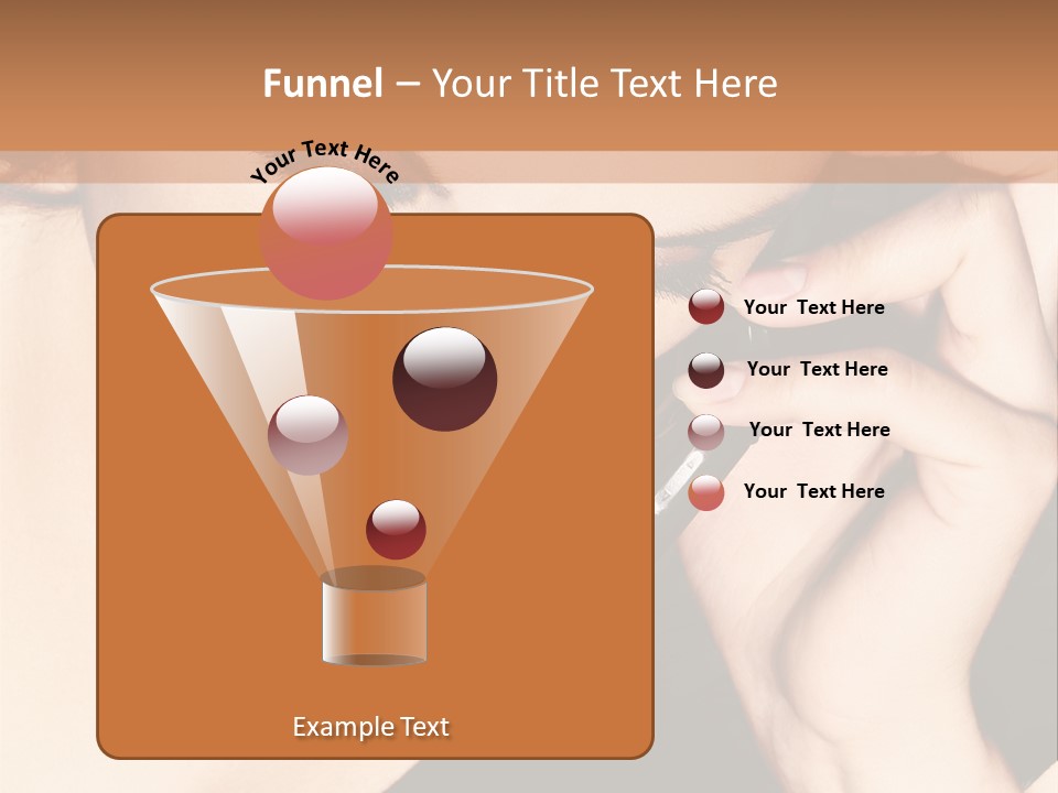 Communicate Girl Contact PowerPoint Template