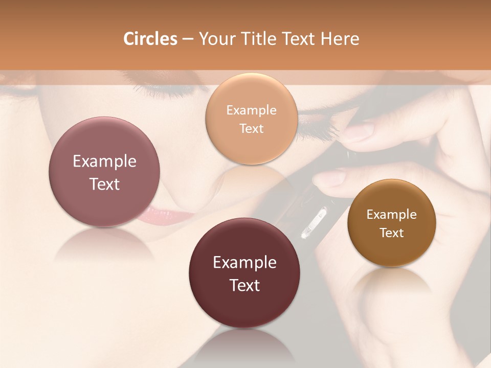 Communicate Girl Contact PowerPoint Template