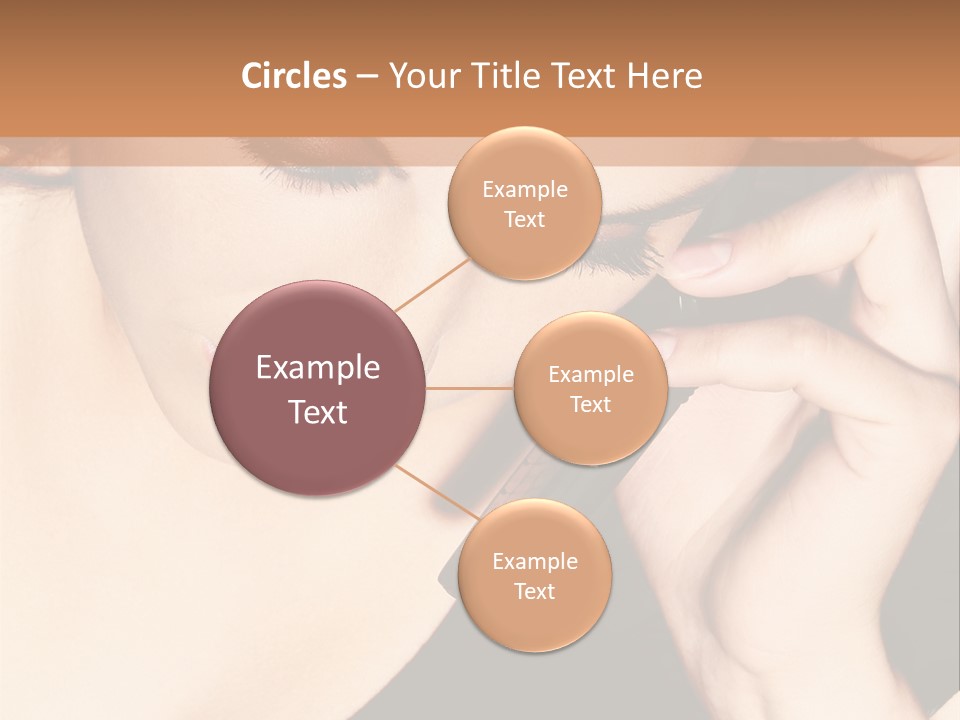 Communicate Girl Contact PowerPoint Template