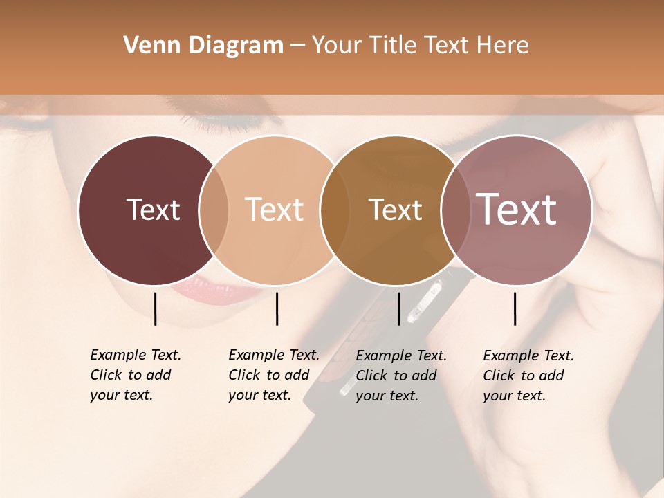 Communicate Girl Contact PowerPoint Template