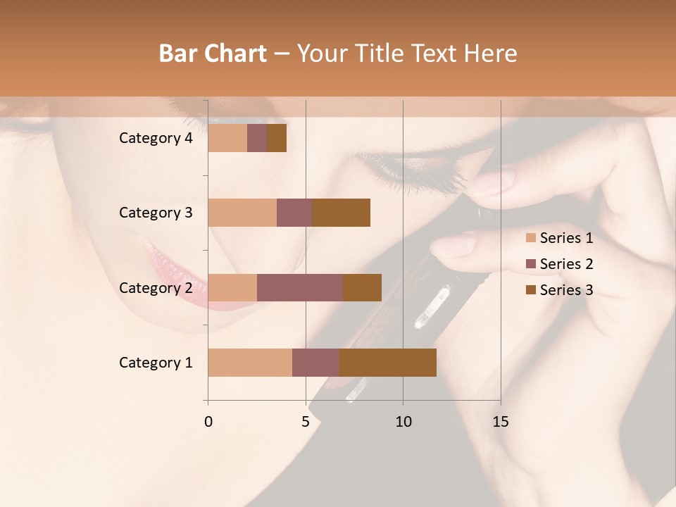 Communicate Girl Contact PowerPoint Template