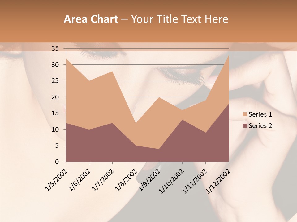 Communicate Girl Contact PowerPoint Template