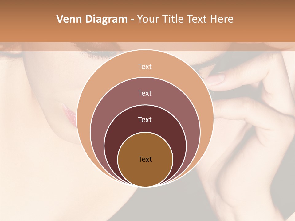 Communicate Girl Contact PowerPoint Template