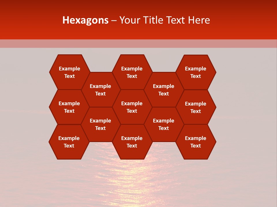 Reflection Silhouette Sky PowerPoint Template