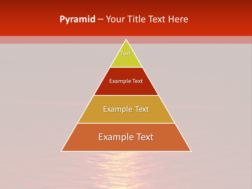 Reflection Silhouette Sky PowerPoint Template