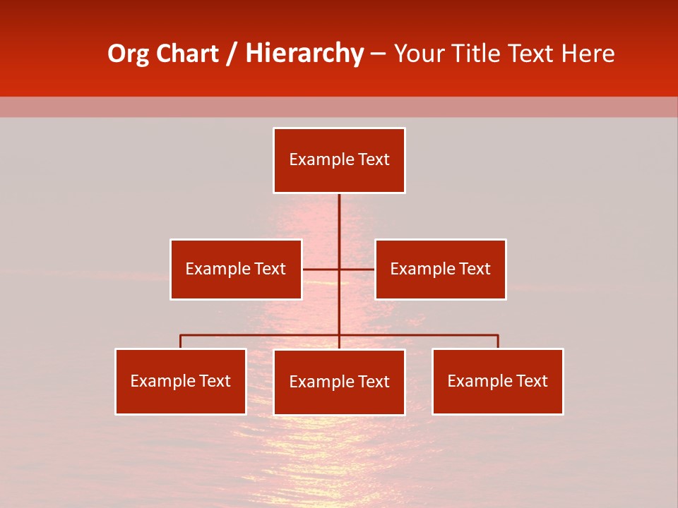 Reflection Silhouette Sky PowerPoint Template