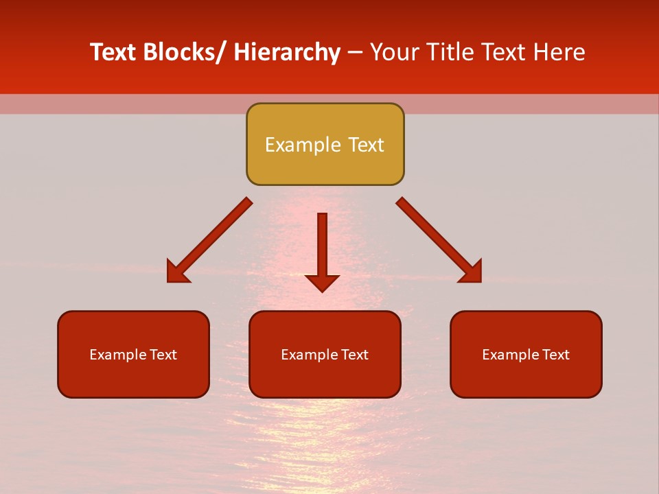 Reflection Silhouette Sky PowerPoint Template