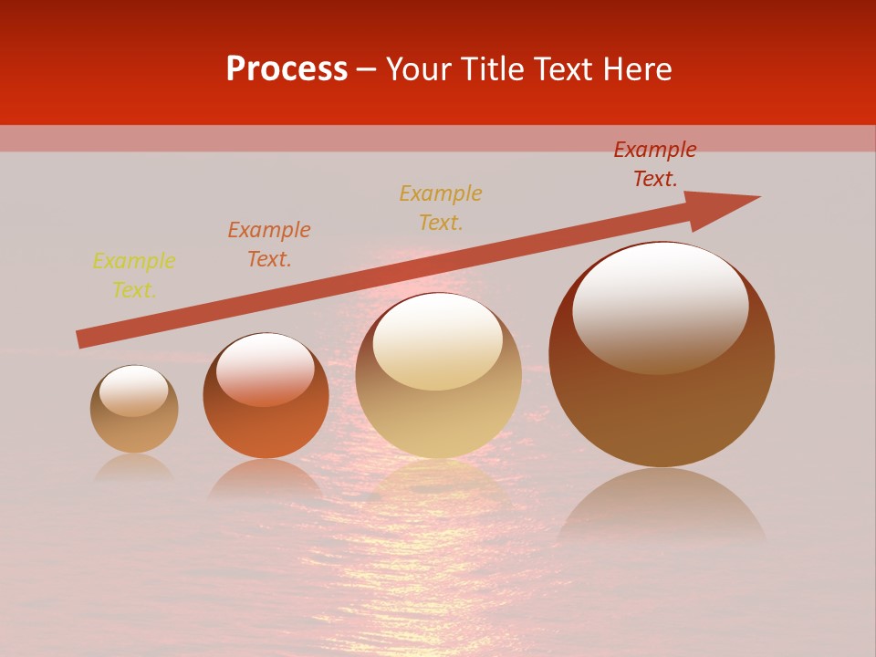 Reflection Silhouette Sky PowerPoint Template