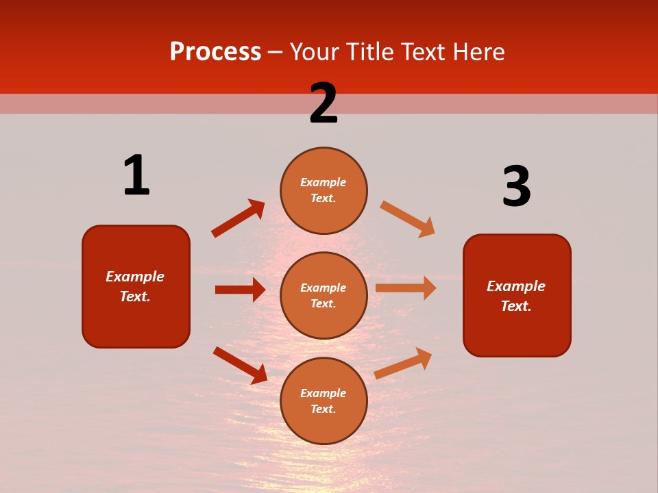 Reflection Silhouette Sky PowerPoint Template