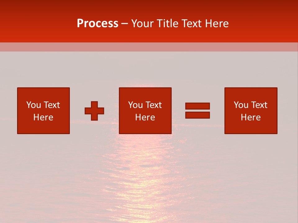 Reflection Silhouette Sky PowerPoint Template