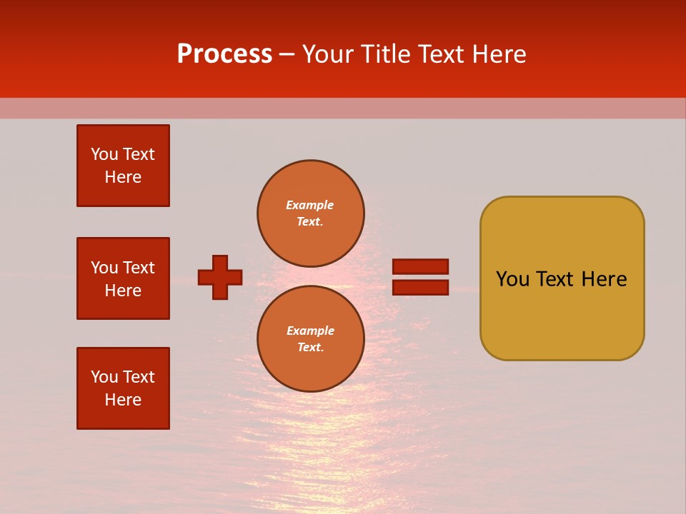 Reflection Silhouette Sky PowerPoint Template