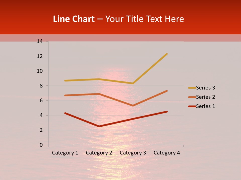 Reflection Silhouette Sky PowerPoint Template
