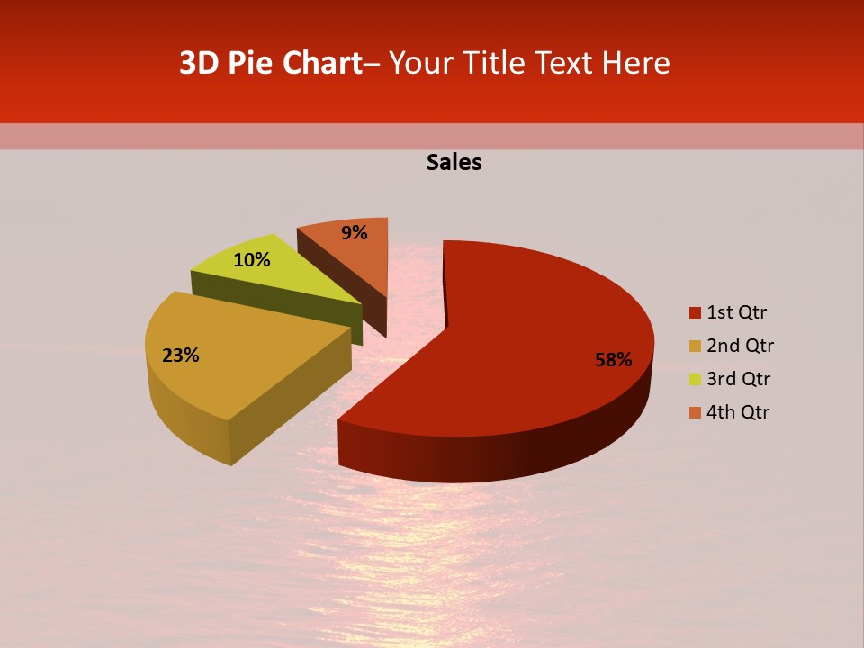 Reflection Silhouette Sky PowerPoint Template