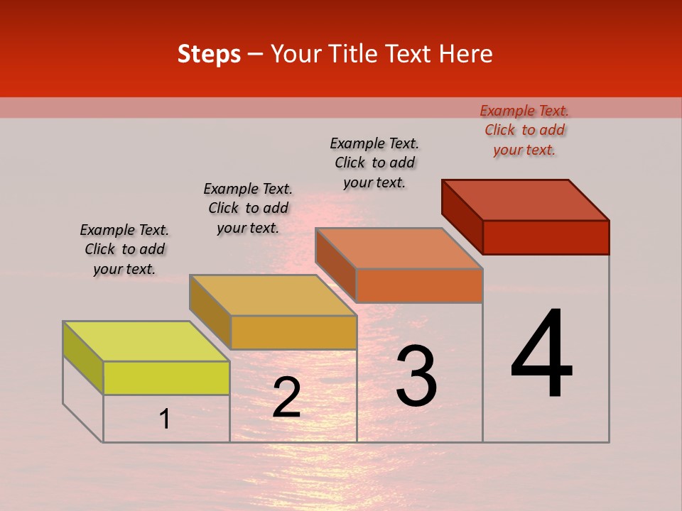 Reflection Silhouette Sky PowerPoint Template