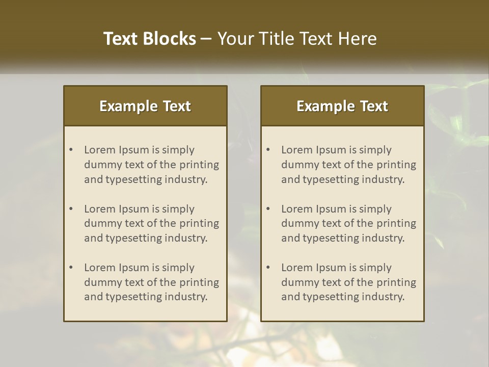 Paddle Scale Green PowerPoint Template