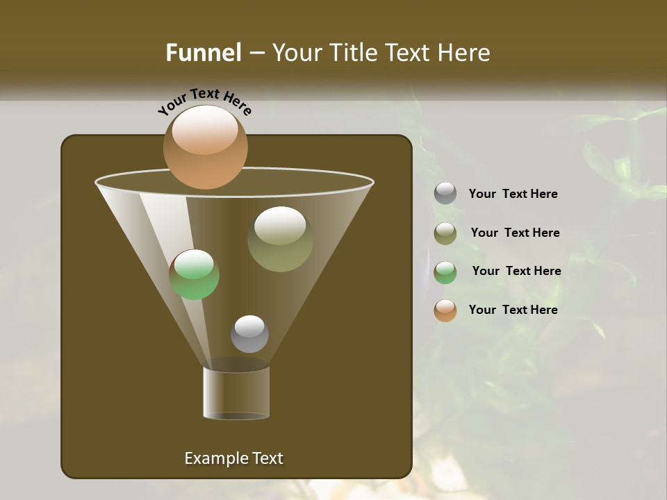 Paddle Scale Green PowerPoint Template