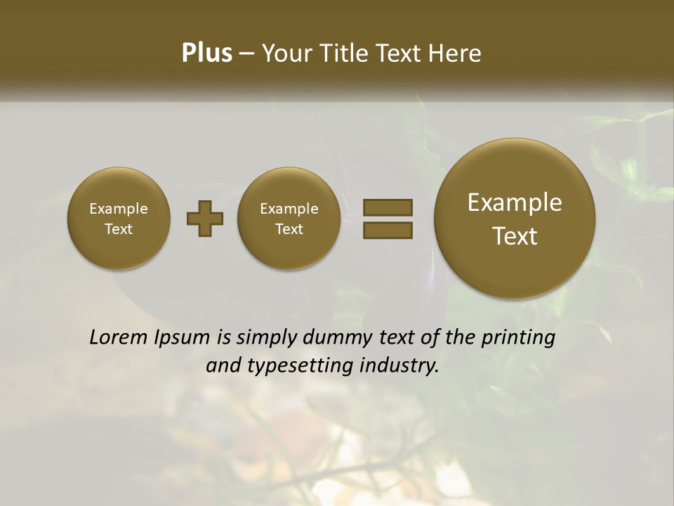 Paddle Scale Green PowerPoint Template