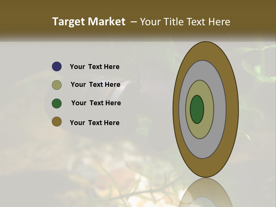 Paddle Scale Green PowerPoint Template