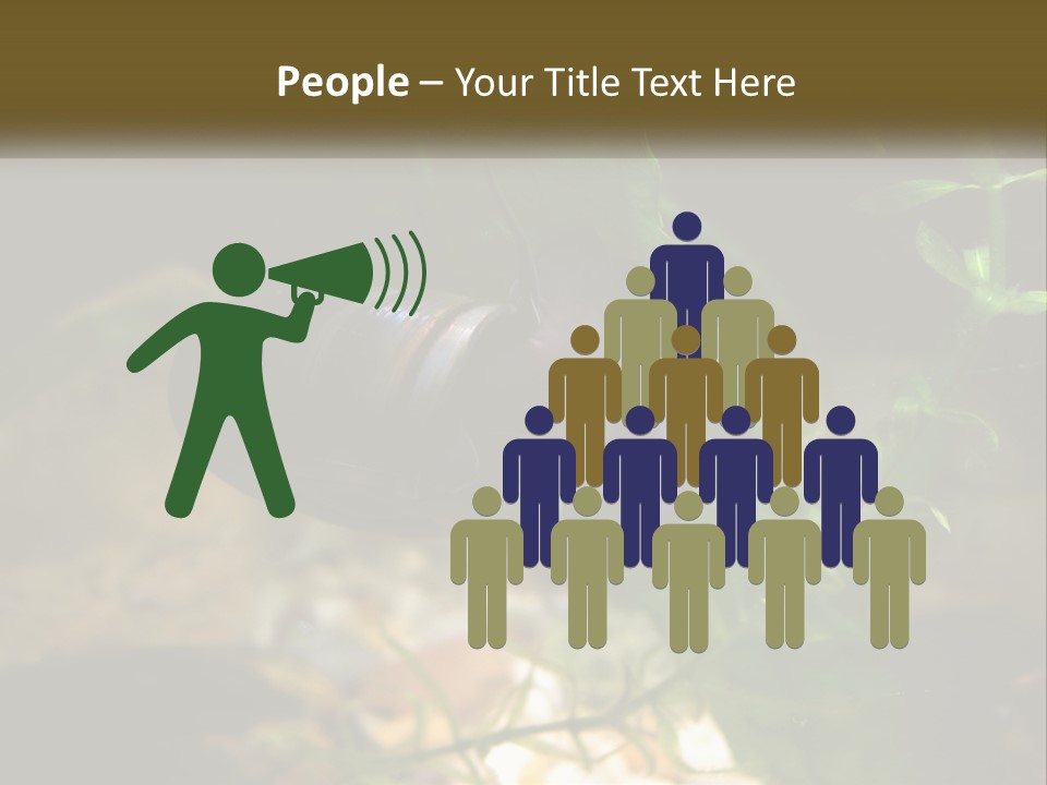 Paddle Scale Green PowerPoint Template