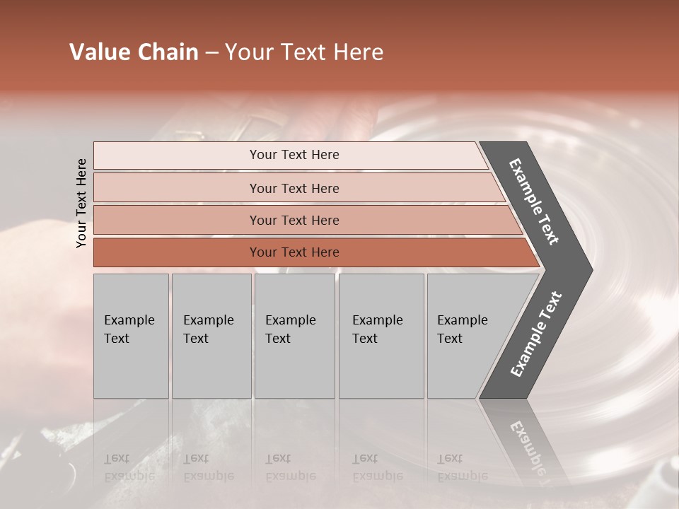 Closeup Wheel Facets PowerPoint Template