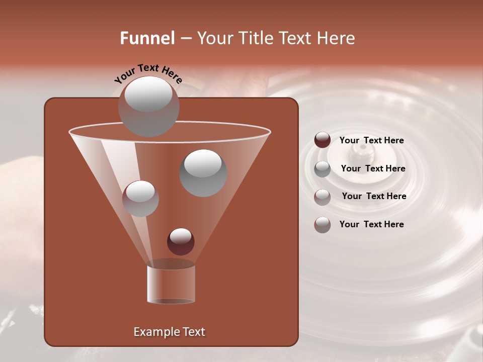 Closeup Wheel Facets PowerPoint Template
