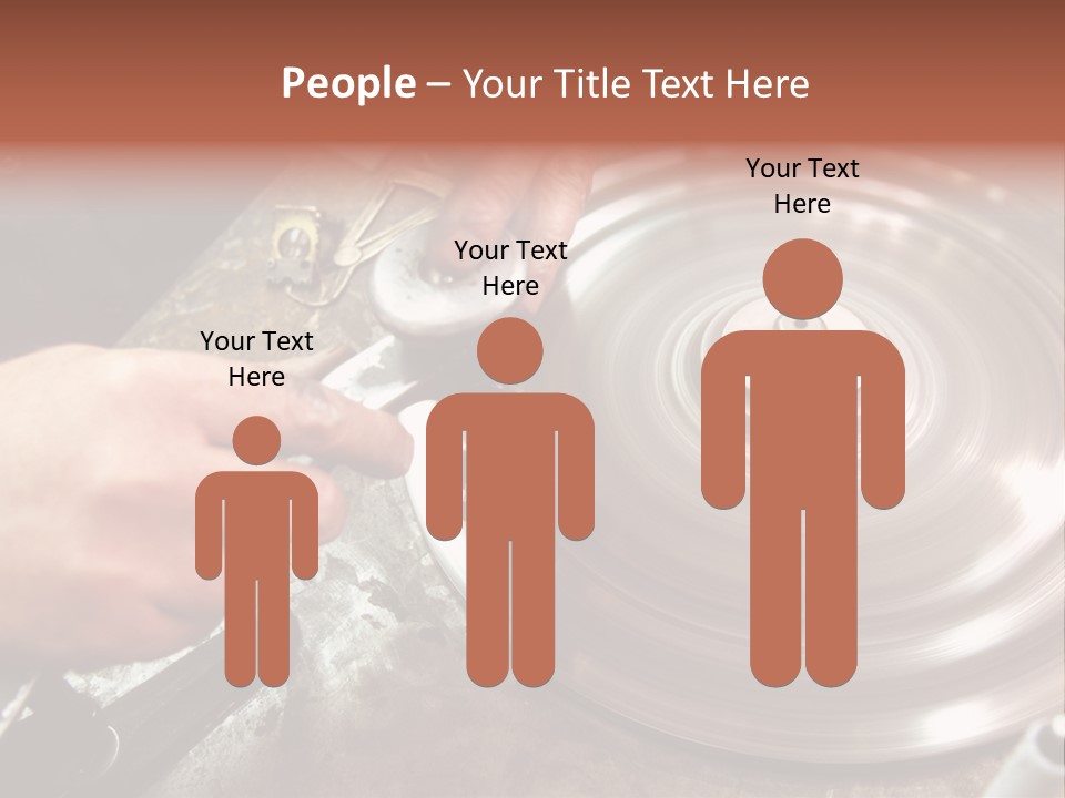 Closeup Wheel Facets PowerPoint Template