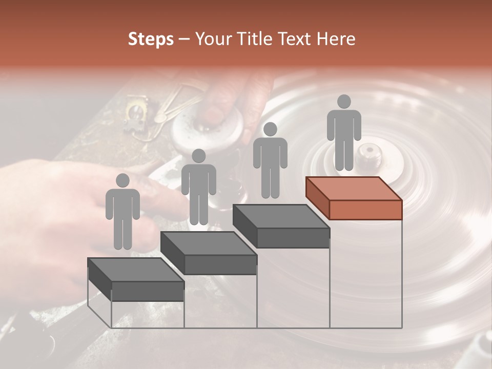 Closeup Wheel Facets PowerPoint Template