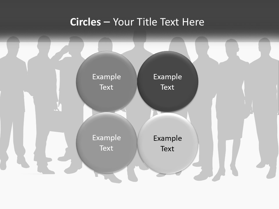 Graphic Earth Businesspeople PowerPoint Template