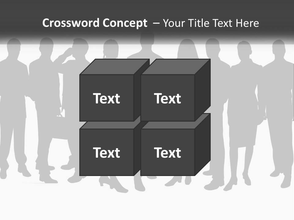 Graphic Earth Businesspeople PowerPoint Template