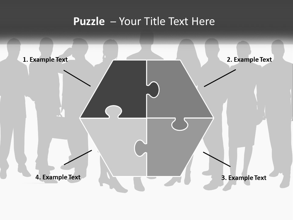 Graphic Earth Businesspeople PowerPoint Template