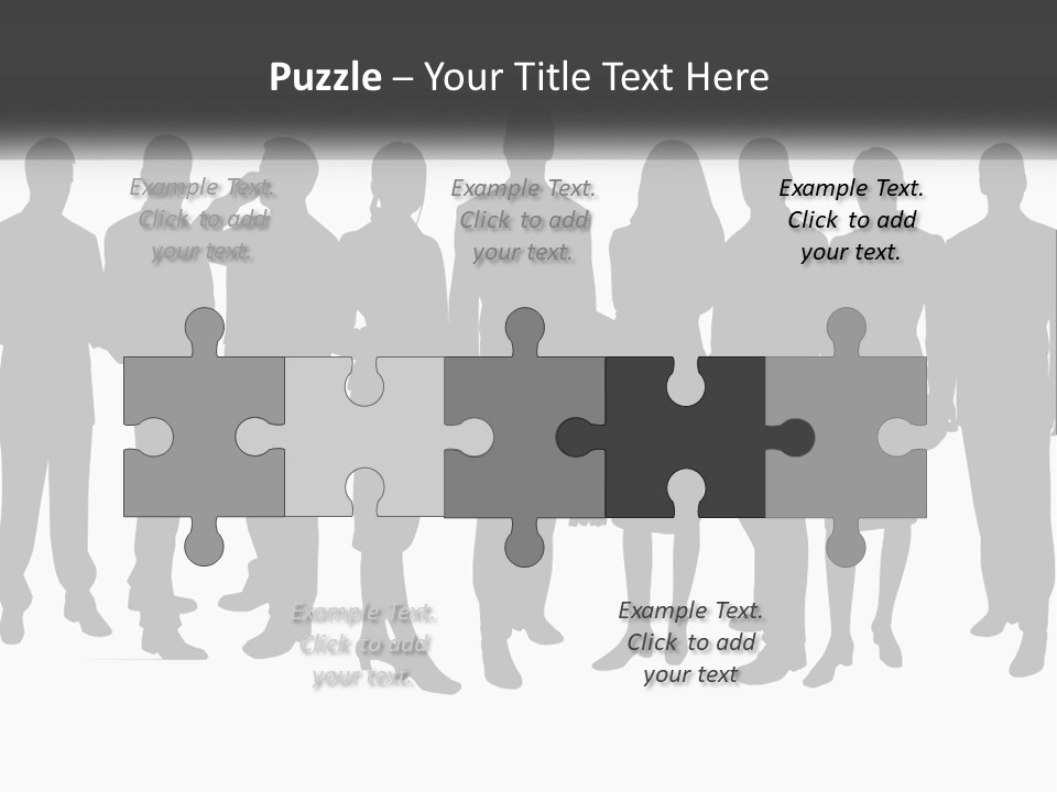 Graphic Earth Businesspeople PowerPoint Template