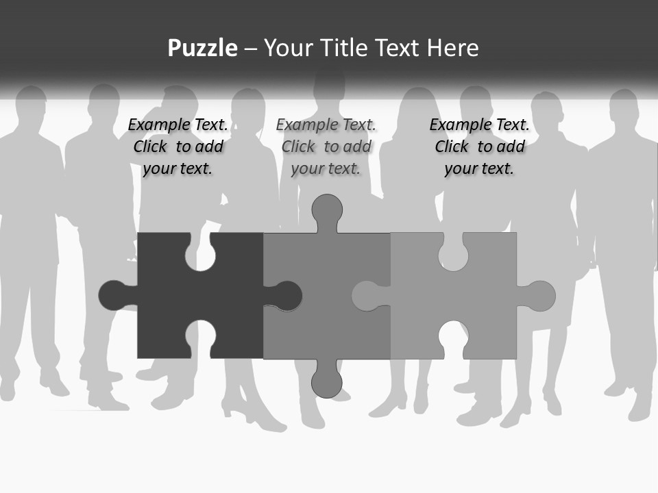 Graphic Earth Businesspeople PowerPoint Template