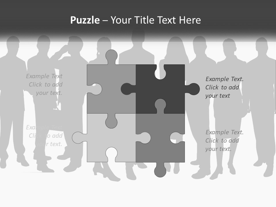 Graphic Earth Businesspeople PowerPoint Template